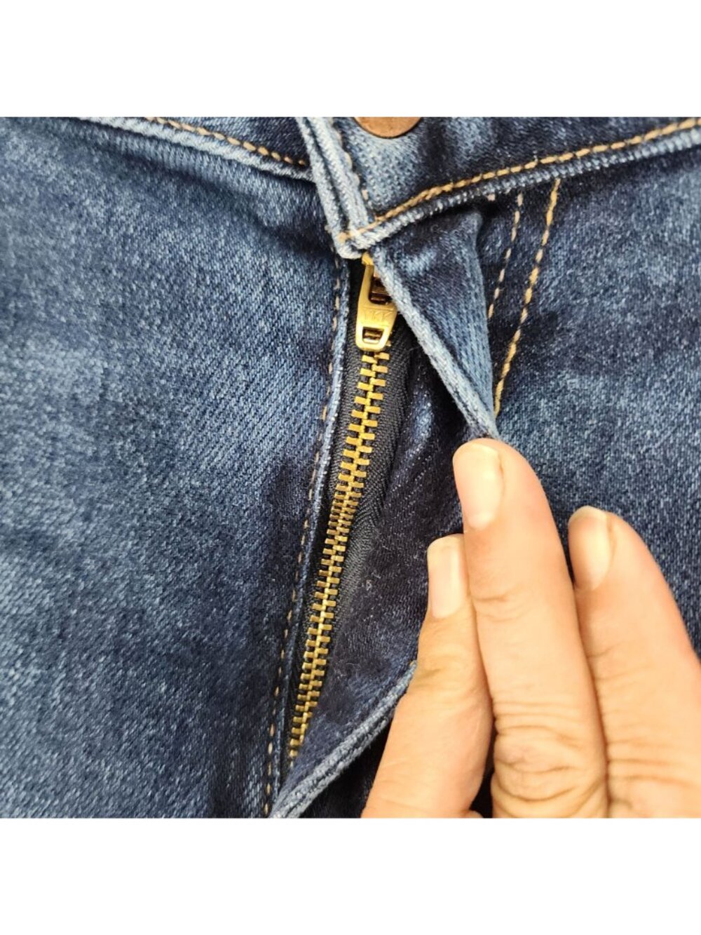 Letter To Juliet Jeans Womens 31 Bambino Blue Stretch Denim Bootcut *Read* - Picture 2 of 15